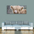 PANORAMIC - RASPBERRY COW CANVAS - 1.2m x 50cm